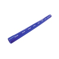 AeroFlow AF9001-150L Straight (3ft/1m Long) Silicone Hose - 1.50" (38mm) Blue