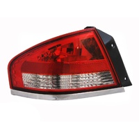 LHS Tail Light suits Ford Falcon 05-08 BF Sedan Red/Clear