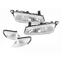 SET of Headlights & Corner Lights to suit Ford Falcon EF 1994-96 & XH Ute/Van 1996-99
