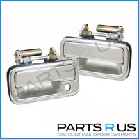  Pair Of Chrome Front Left & Right for Holden TF Rodeo 88-03 Door Handles