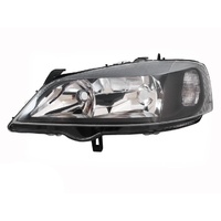 LHS Head Light suits Holden Astra TS 98-04 Black ADR COMPLIANT