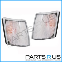 PAIR of Corner Clear Indicator Lights to suit Holden Commodore 10/81-2/86 VH VK