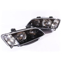 Headlights for Holden VE Commodore Omega SV6 SS Berlina Black Pair / Non Projector