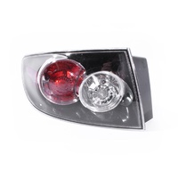 LHS Tail Light for Mazda 3 BK 06-09 4Door Sedan Black Red & Clear