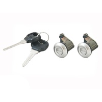 2 Door Lock Barrels + Keys for Ford Laser 81-89 Econovan 84-99 Meteor 82-87