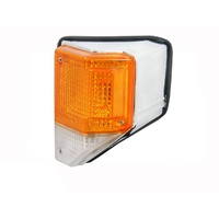 LHS Chrome Surround Corner/Indicator Light To Suit Toyota Landcruiser 70/75 Series 85-99