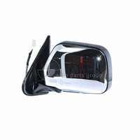 PAIR Chrome Electric Chrome Electric Genuine Door Mirrors to suit Toyota Hilux 01-05 2WD & 4WD Ute