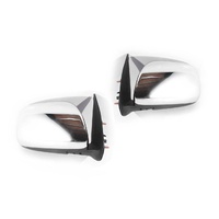 Door Wing Mirrors for Toyota Hilux Ute 05-13  2WD & 4WD Chrome Manual LH+RH Set