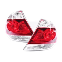 PAIR of Genuine Tail Lights to suit Toyota Camry Sportivo 04-06 CV36 Sedan Red/Clear 