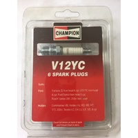 6 Pack Of Spark Plugs Holden Commodore VB 173 and 202 1978-1980