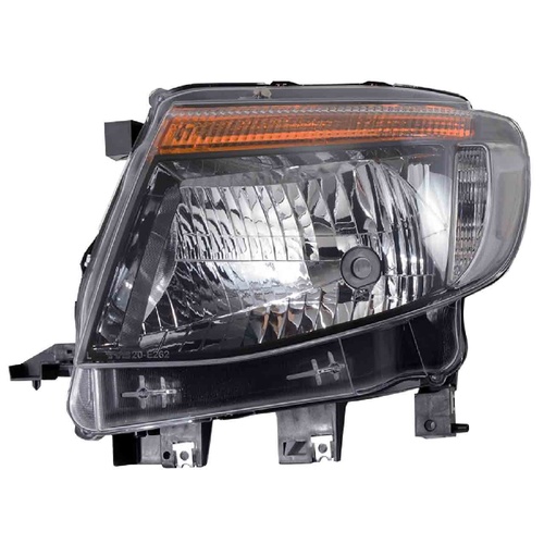 LHS Headlight For Ford Ranger 11-14 PX Ute Black Type