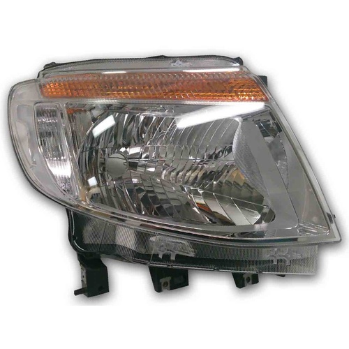 RHS Headlight Chrome Type for Ford Ranger 11-14 PX Ute