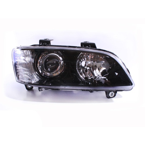 RHS Black Projector Headlight to suit Holden VE Commodore 06-10 SSV/Calais/HSV