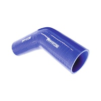 AeroFlow AF9002-275-250 45deg Silicone Hose Reducer - 2.75-2.50" (70-63mm) Blue