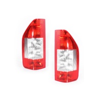 Set Tail Lights For Mercedes Benz Sprinter 03-06 Van/Bus Red & Clear ADR COMPLIANT Depo