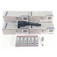 Ignition Coils & NGK Spark Plugs Set to suit Ford BA XR6 Turbo + LPG Falcon Genuine VDO 