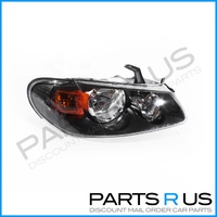 Right Headlight Lamp ADR Nissan Pulsar N16 Ser 2 03-06 5Door Hatchback Black RHS
