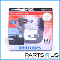 Genuine Philips X-treme Vision +100% H1 Headlight Bulbs BRIGHTER Whitee Globes