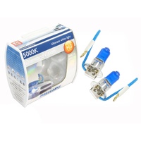 Genuine Philips Diamond Vision H3 Headlight Bulbs / Fog Light Globes Blue Set