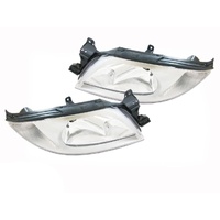 Headlights to suit Ford AU Series 1 Falcon 98-00 LHS/RHS PAIR Silver