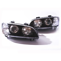 Black Projector PAIR Headlights to suit Holden VE Commodore Series 1 SSV/Calais HSV 