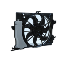 Genuine Radiator Fan Assembly to suit Hyundai Accent 11-17 RB 1.6L G4FC With Overflow Bottle