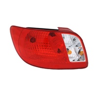 LHS Tail Light For Kia Rio JB 05-11 4Door Sedan Red & Clear ADR COMPLIANT