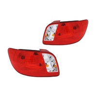 Set Tail Lights For Kia Rio JB 05-11 4Door Sedan Red & Clear Depo ADR COMPLIANT