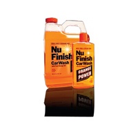 Nu Finish Orange Power Car Wash - Automotive Detergent Oil, Streak Free