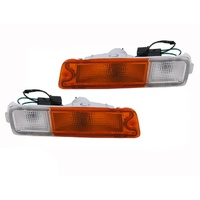 Pair Front Bar Indicator Lights suits Mitsubishi Triton MK 96-06  Bumper Parker Lights