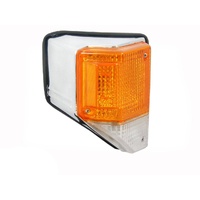 RHS Chrome Surround Corner/Indicator Light To Suit Toyota Landcruiser 70/75 Series 85-99