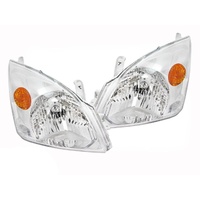 Pair of Headlights for Toyota Prado 2002-09 120 Series GENUINE OEM