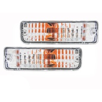 Crystal Clear Front Bar Indicator Lights suits Toyota Hilux 88-97  Surf 4Runner 89-91 