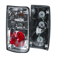 PAIR of Tail Lights suits Toyota Hilux 88-97 Ute Chrome Altezza Clear