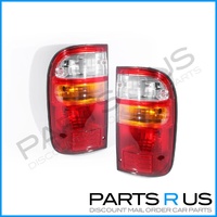 PAIR of Tail Lights Suits Toyota Hilux 01-05 SR5 2WD & 4WD Styleside Ute Depo
