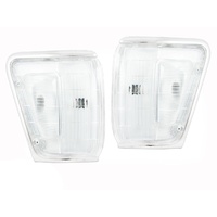 Corner Lights for Toyota Hilux 88-91  4WD Chrome Clear SR5 Left & Right Pair