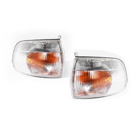 Toyota Tarago TCR Ser1&2 90-00 Van Genuine Clear LH+RH Set Corner Light Lamps