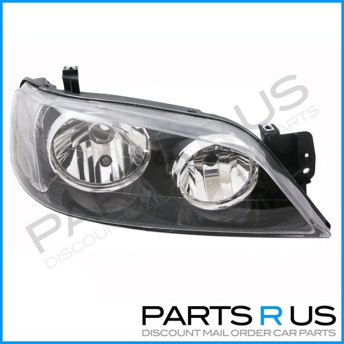 RHS Headlight Black to suit Ford Falcon BA - BF Series 1 