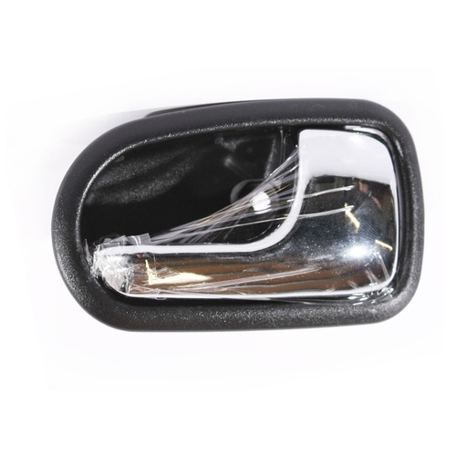 RHS Inner Chrome Door Handle Front/Rear Interior suits Ford Laser 1998-02 KN KQ & Mazda 323 Astina 2000-03