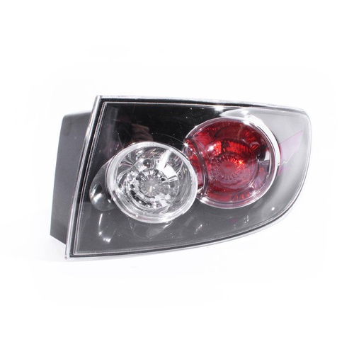 RHS Tail Light for Mazda 3 BK 06-09 4Door Sedan Black Red & Clear