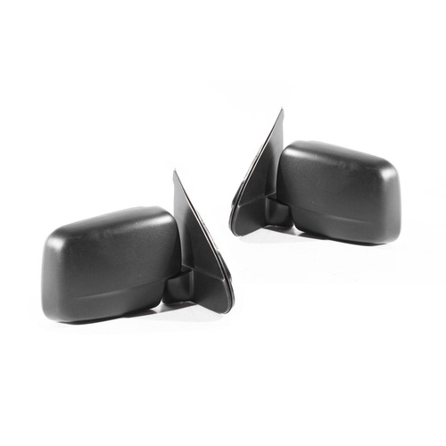 Set Sail Mount Door Mirrors to suit Ford Courier 99-06 PE PG & PH Ute Black Manual