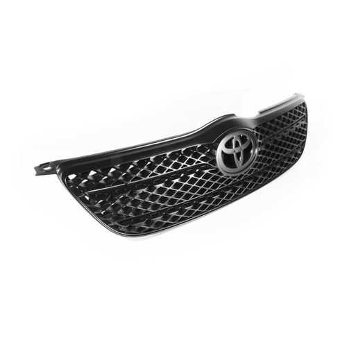  Front Centre Grill suits Toyota Corolla 01-04 Series1 ZZE122 Black Plastic Grille Genuine