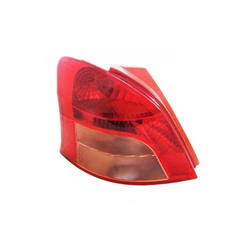 LHS Tail Light suits Toyota Yaris 05-08 NCP90 Series 1 Hatchback Red & Clear 