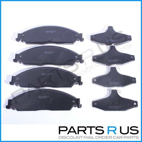 FRONT & REAR Disc Brake Pads Set to suit XR6/XR8 Ford BA BF FG Falcon/Fairmont/Fairlane