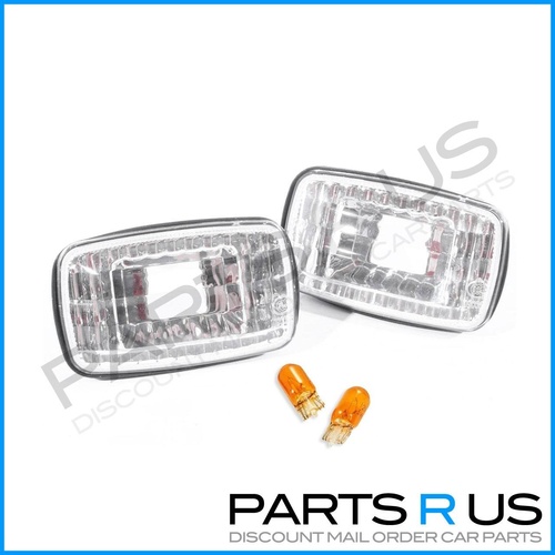 Indicator Lights for Toyota Camry 92-97  DV10 2x Crystal Clear Guard Flasher Repeater Lights