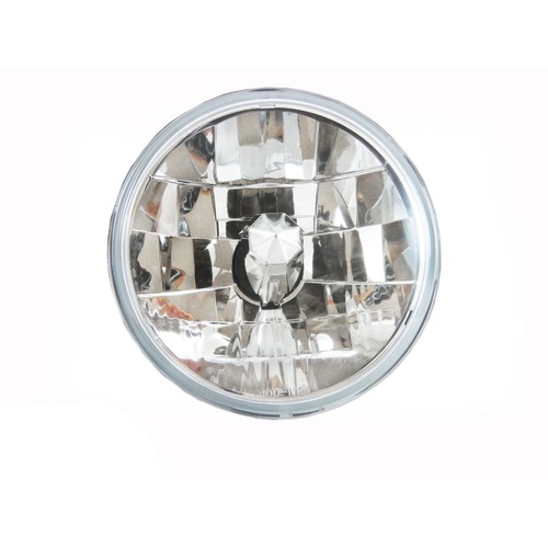 7" Inch Headlight, Crystal Semi-Sealed Universal Lamp